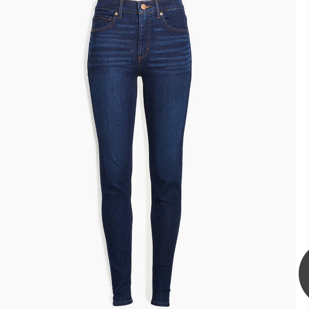LOFT Dark Indigo Wash Skinny Jeans (curvy size)